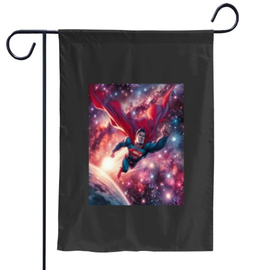 Discover Celebrate the Man of Steel Garden Flags