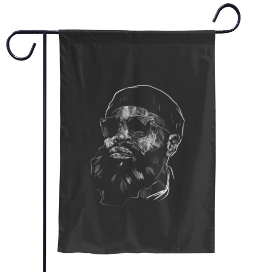 Discover Black Thought Garden Flags