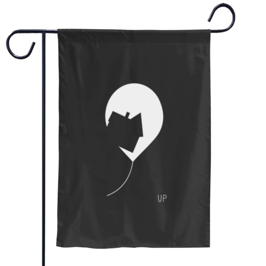 Discover Up Balloon Garden Flags