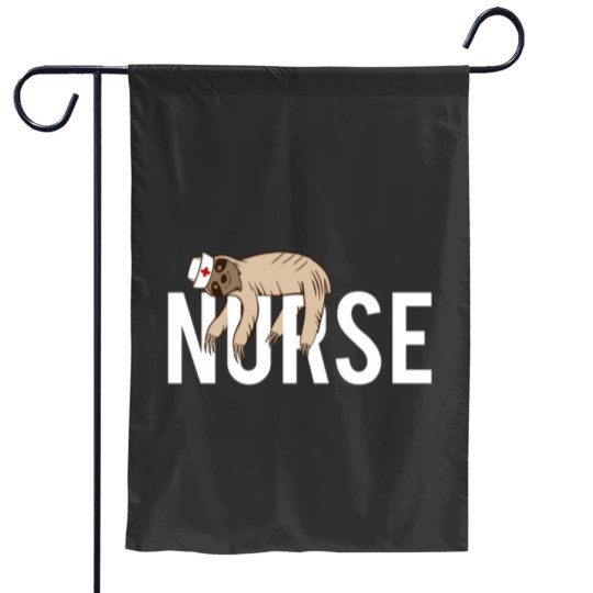 Discover Nurse Sloth Sloth Animal Lovers Nursing Gift Garden Flags