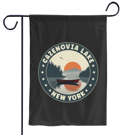 Discover Cazenovia Lake Cazenovia Lake New York Sunset Garden Flags