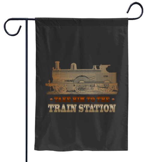 Discover Take Him To The Train Station YStone Rip Wheeler Garden Flags
