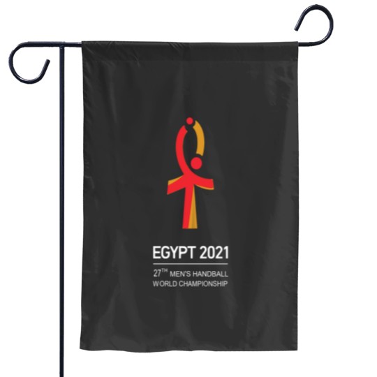 Discover Handball Championship black shirt Garden Flags