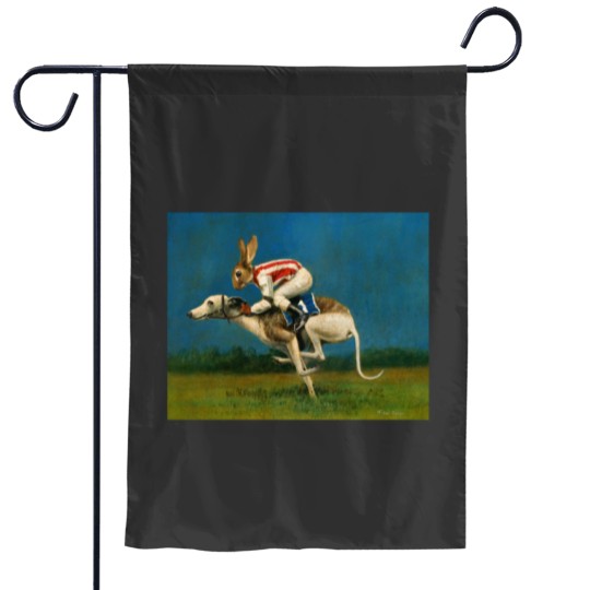 Discover Whippet Racer Garden Flags