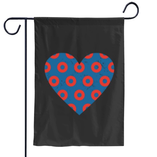 Discover Phish Fishman Donut Heart Garden Flags