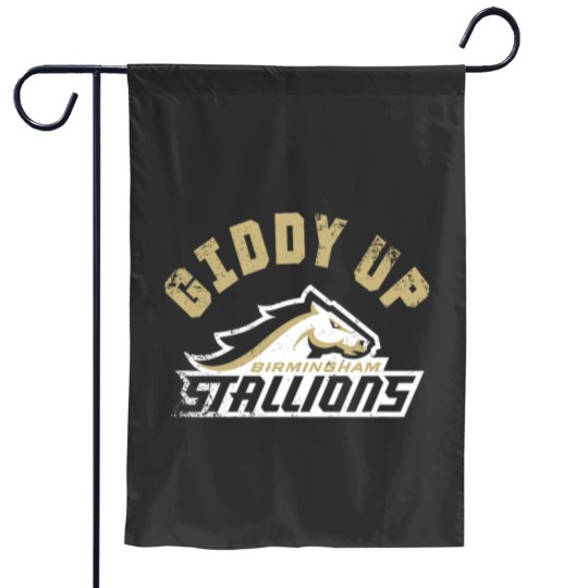Discover Birmingham Stallions Giddy Up Garden Flags