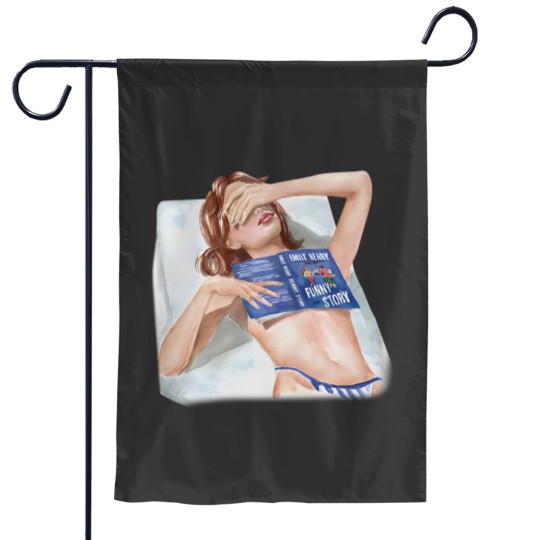 Discover Funny Story by Emily Henry book Garden Flags