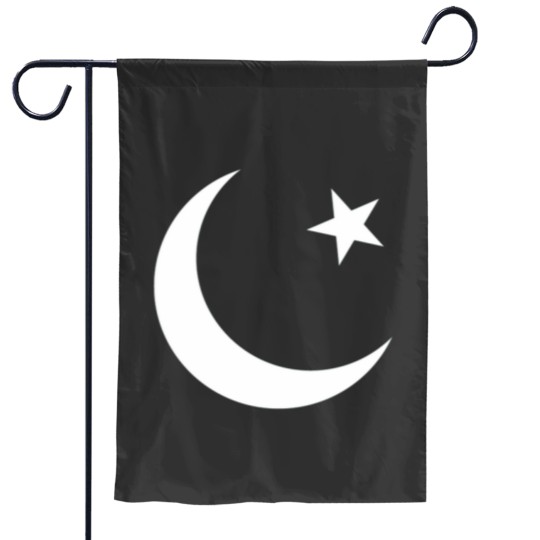 Discover Crescent and Star flag Essential Garden Flags