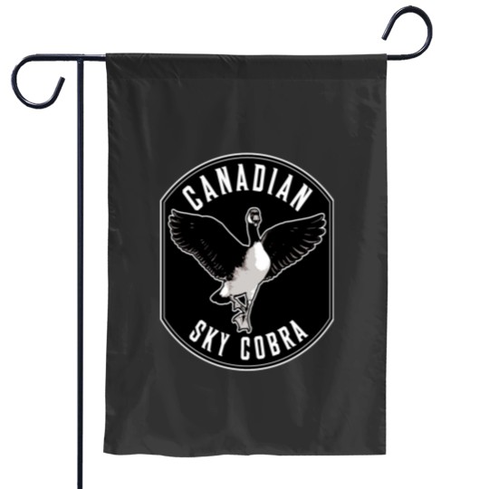 Discover Canadian Sky Cobra Garden Flags