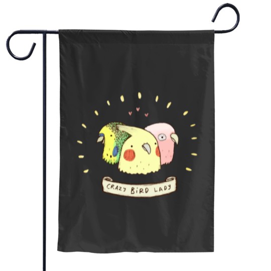 Discover crazyss Bird Lady Garden Flags
