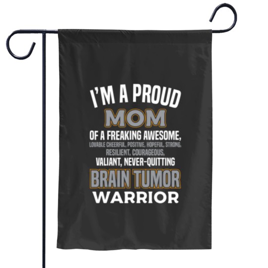 Discover proud mom brain tumor awareness survivor women girl Garden Flags