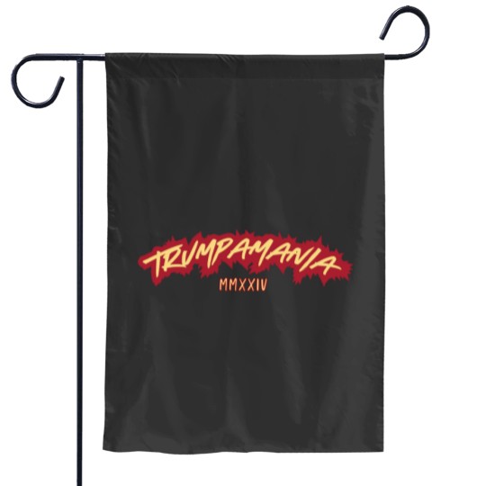 Discover Trumpamania 2024 Garden Flags, Trumpamania MMXXIV, Trump for President 2024 Garden Flags