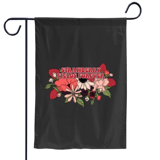 Discover Strawberry Fields Forever Garden Flags