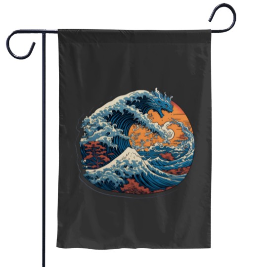 Discover Big Wave with Dragon Garden Flags