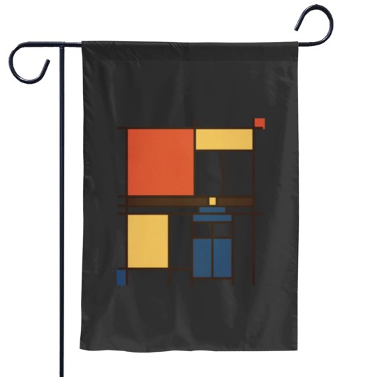 Discover Mondrian Who Essential Garden Flags