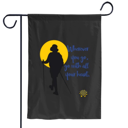 Discover Wherever You Go Go With All Your Heart 1850 Garden Flags