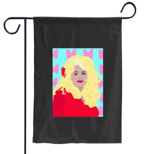 Discover Dolly Partonss popart Graphic Garden Flags