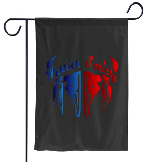 Discover Warrior Society Buffalo Garden Flags