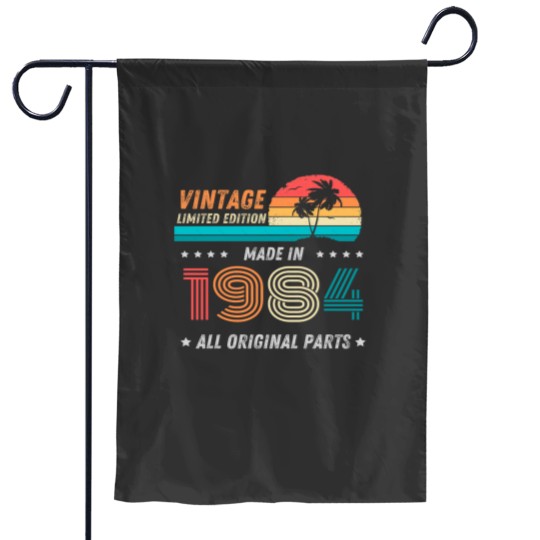 Discover Vintagess Limited Edition made in 1984 All Original parts Vintagess Birthday Gift Essential TSh Garden Flags