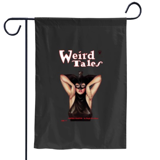 Discover Weird Tales Vintagess Pulp Cover Art Beautifully Restored Garden Flags