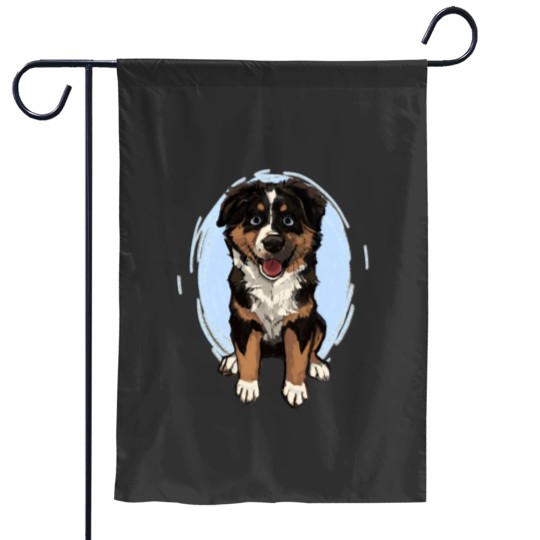 Discover Smiley Aussie Pup Garden Flags