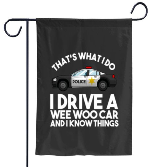 Discover Funny Police Officer Gift For Cop Law Enforcement Men Women Garden Flags