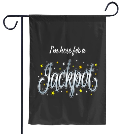 Discover Slot Machine Jackpot Casino Gambling Garden Flags