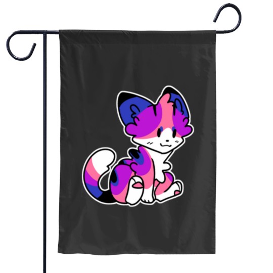 Discover Genderfluid Pride Cat Garden Flags