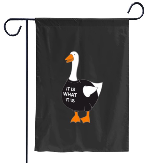 Discover AnGoose It Is What It Is Goose Essential Garden Flags