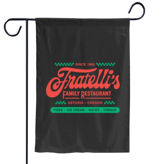 Discover Fratellis Restaurant Goonies Astoria OREGONss Garden Flags
