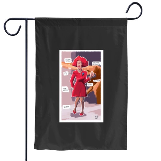 Discover Lil the human code Garden Flags