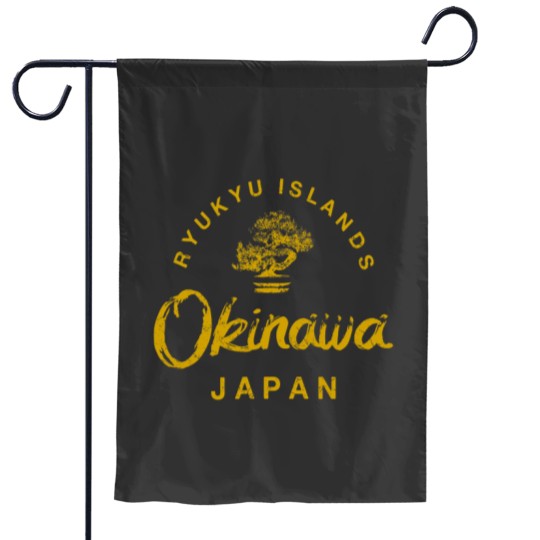 Discover JAPAN Okinawa Bonsai Tree Japanese Vintagess Garden Flags
