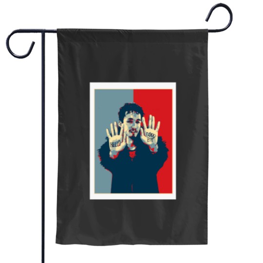 Discover The Umbrella Academy Klaus Hello Goodbye Pop Art Garden Flags