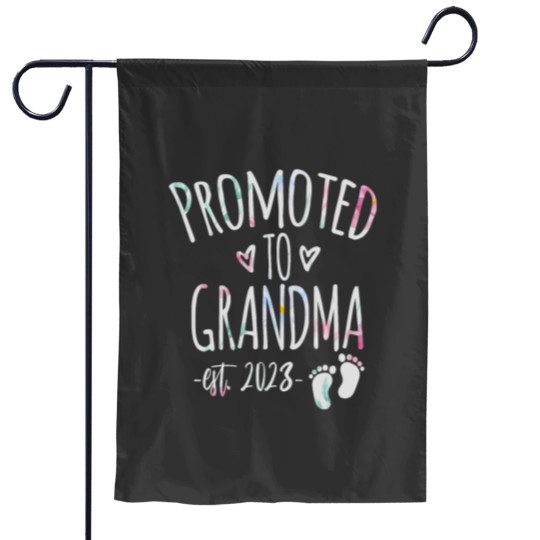 Discover Promoted to Grandma 2023 again Cute Baby Announcement Women Garden Flags