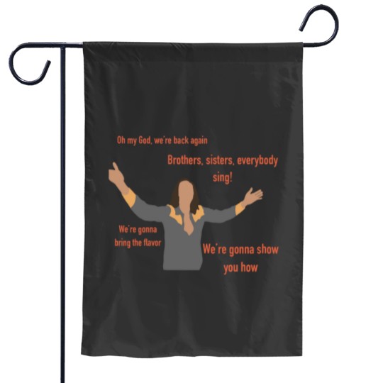 Discover Klaus quoting Backstreet Boys Garden Flags