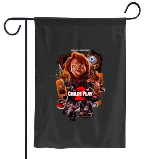 Discover Child's Play 2 Chucky Garden Flag