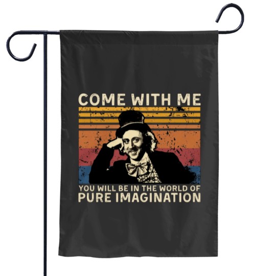 Discover Pure Imagination Sticker Sticker Garden Flags