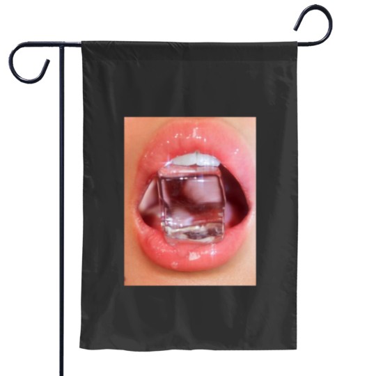 Discover ICE CUBEss lips Garden Flags