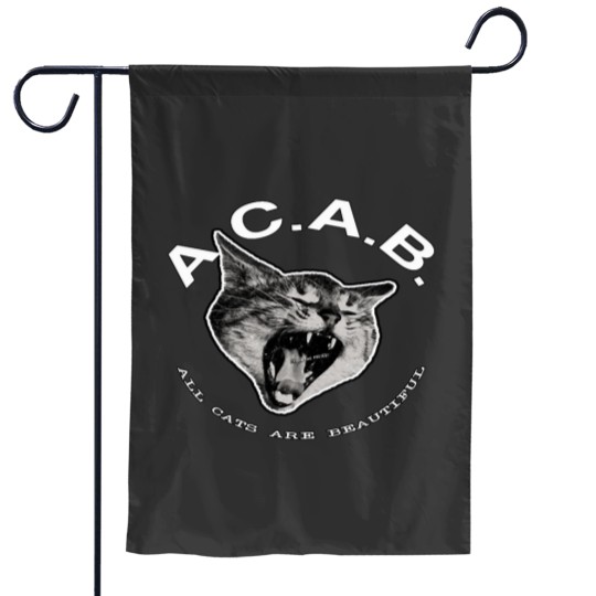 Discover ACAB All Cats Are Beautiful Garden Flags