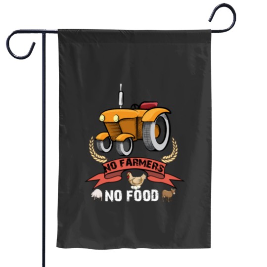 Discover No Farmers No Food Essential Garden Flags