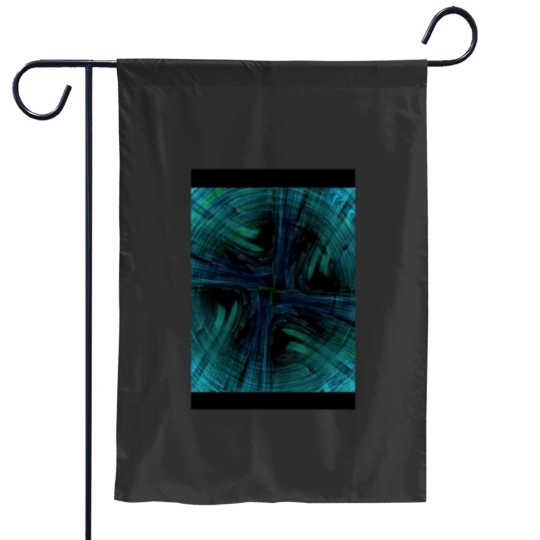 Discover Deepest Green. Graphic Garden Flags