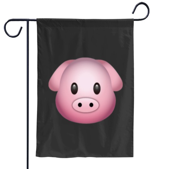 Discover Cute Pig Emojiss Garden Flags