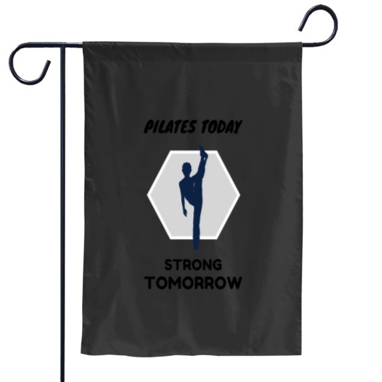 Discover Pilates Garden Flags