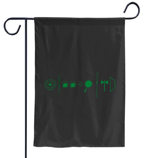 Discover The Fellowship Green Fantasy Garden Flags