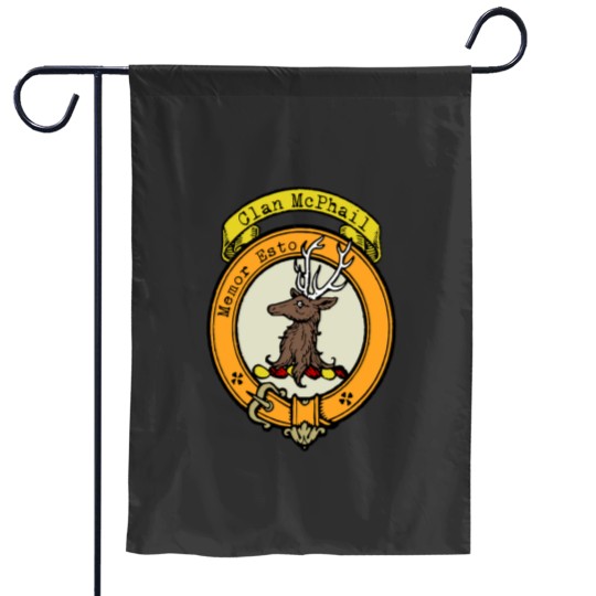 Discover McPhail Scottish Clan Surname crest Garden Flags