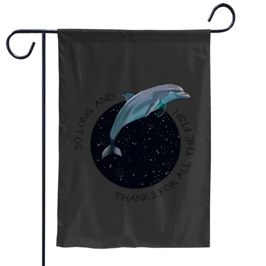 Discover The Hitchhikers Guide to the Galaxy Garden Flags
