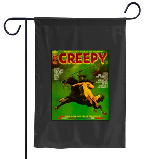 Discover YEP ITS ANOTHER GREAT Vintagess CREEPY 76 MAGAZINE COVER! Garden Flags
