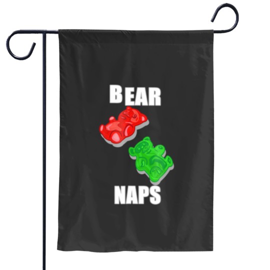 Discover bear naps gummy bear Garden Flags