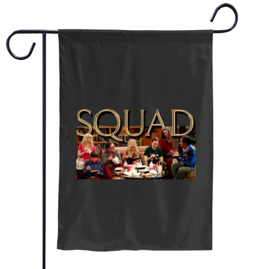 Discover Big Bang Theory Squad Garden Flags, Funny Big Bang Theory Fan Garden Flags