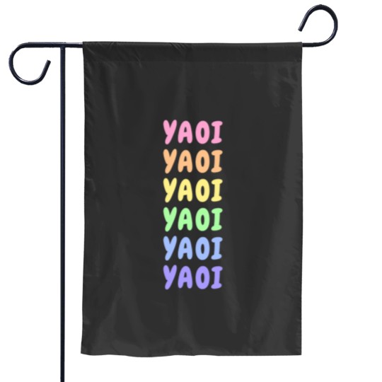 Discover RAINBOW PASTEL YAOI Garden Flags